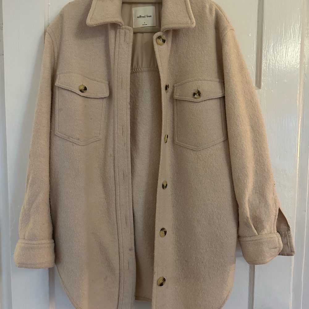 Wilfred Cream Wool Jacket